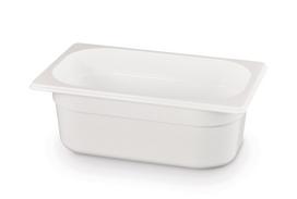 GN talpykla 1/4 iš balto polikarbonato, HENDI, GN 1/4, 2,8L, Balta, 265x162x(H)100mm