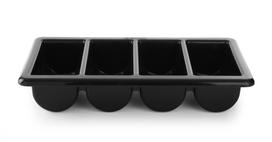 Stalo įrankių dėklas - GN 1/1, HENDI, Juodas, 530x325x(H)100mm