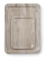 Serviravimo padėklas su melamino laminatu, medžio raštu, AmerBox, Šviesi mediena, 240x340mm