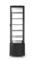 Šaldymo vitrina, 270 l, Arktic, juodas, Juodas, 230V/290W, 556x526x(H)1913mm