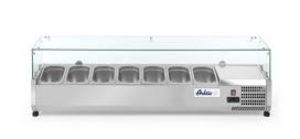 Šaldoma vitrina GN 1/4, Arktic, 7x GN 1/4, 230V/180W, 1505x335x(H)460mm