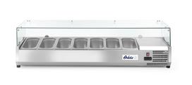 Šildoma vitrina GN 1/3, Arktic, 7x GN 1/3, 230V/180W, 1605x420x(H)460mm