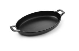 Miniatiūrinė ovali keptuvė Little Chef, Fine Dine, Juodas, 263x140x(H)37mm