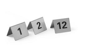 Informacinės lentelės numeriai, HENDI, Numeriai 1-12, 50x35x(H)40mm