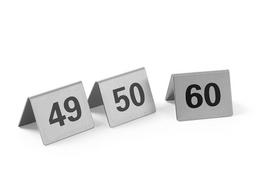 Informacinės lentelės numeriai, HENDI, Numeriai 49-60, 50x35x(H)40mm
