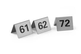 Informacinės lentelės numeriai, HENDI, Numeriai 61-72, 50x35x(H)40mm