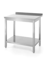 Sieninis stalas su lentyna – susukamas, gylis 600 mm, HENDI, Profi Line, 800x600x(H)850mm