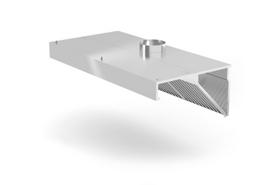 Sieninis įstrižas gartraukio gaubtas, HENDI, Profi Line, su LED apšvietimu, 1000x700x(H)450mm