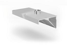 Sieninis įstrižas gartraukio gaubtas, HENDI, Profi Line, su LED apšvietimu, 1200x700x(H)450mm