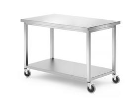Transportavimo stalas su lentyna – surenkamas, HENDI, Kitchen Line, 1200x600x(H)850mm