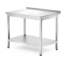 Sieninis stalas su lentyna – surenkamas, gylis 700 mm, HENDI, Profi Line, 1000x700x(H)850mm