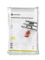 Gofruoti maišeliai sous vide gaminimui, bekamerėms ir vakuuminėms pakavimo mašinoms, HENDI, 100 vnt., 150x250mm