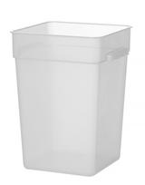 Maisto produktų konteineris su skirtuku, HENDI, 20,8L, 290x290x(H)400mm