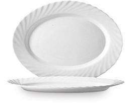 Ovalo formos lėkštė Trianon, Arcoroc, 290 mm, Balta, 290x214x(H)22mm