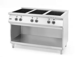Indukcinė viryklė 6 kaitviečių, HENDI, 400V/25500W, 1200x700x(H)890mm
