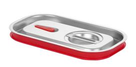 GN talpyklų dangtis su silikoniniu tarpikliu, HENDI, Kitchen Line, GN 1/4, 265x162mm
