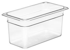 Konteineris Camwear GN 1/3 iš polikarbonato, Cambro, GN 1/3, 5,3L, Permatomas, 325x176x(H)150mm