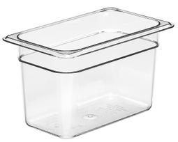 Konteineris Camwear GN 1/4 iš polikarbonato, Cambro, GN 1/4, 3,7L, Permatomas, 162x265x(H)150mm