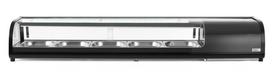 Suši vitrina, Arktic, Talpa: 5x GN 1/2 (H)40 mm (įskaitant indus)., Juodas, 220-240V/190W, 1800x420x(H)265mm
