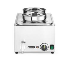 Rinkinys: Marmitas HENDI Ranger + 2x 4L talpykla su dangčiu, HENDI, 8L, 220-240V/1000W, 604x332x(H)315mm