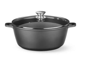 Troškintuvas su nelimpančia danga, HENDI, 7,5L, Juodas, 387x310x(H)130mm