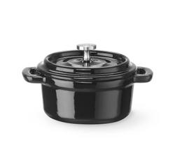 Emaliuotas ketaus puodas, HENDI, 0,27L, Juodas, 130x100x(H)48mm