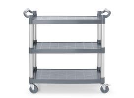 3 lentynų polipropileno vežimėlis, didelis, AmerBox, 1010x500x(H)960mm