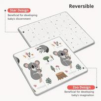 Sulankstomas, dvipusis putplasčio kilimėlis KOALA