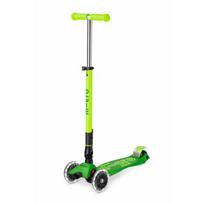 Maxi Micro Deluxe Neon LED sulankstomas paspirtukas | Parrot Green