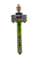 Šviečiantis plaktukas kardas Minecraft 39 cm