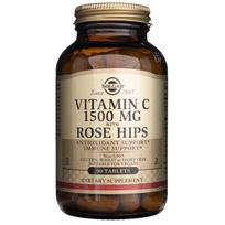 Solgar Vitaminas C 1500 mg su erškėtuogėmis - 90 tablečių