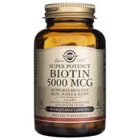 Solgar Biotinas 5000 mcg - 50 Veg kapsulių