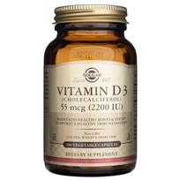 Solgar Vitaminas D3 55 mcg (2200 TV) - 50 augalinių kapsulių