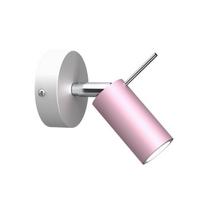 Sieninis šviestuvas PRESTON PINK/WHITE 1x mini GU10