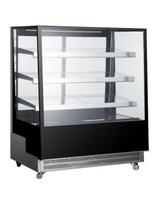 Šaldoma konditerijos vitrina su 3 lentynomis LED 650L mobilusis