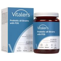 Vitaler's Probiotikas 18 štamų su FOS – 30 kapsulių