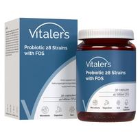 Vitaler's Probiotikas 28 štamai su FOS – 30 kapsulių