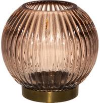 Žvakidė FANNIK LUNA GLASS BROWN, 14cm