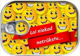 Sveikinimas konservų dėžutėje