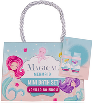 Vonios rinkinys MAGICAL UNICORN & MERMAID (dušo želė+vonios putos+kempinė), įv. rūšys, 30ml+30ml+1vnt