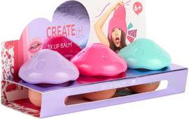 Lūpų balzamų rinkinys CREATE IT! Mushroom, 3 vnt.