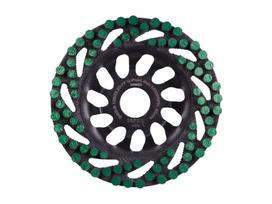 125 mm betono, dažų, klijų, lako, polirmerų šlifavimo diskas Distar Green Point