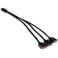 Alphacool Y-Splitter aRGB 3-pin to 3x 3-pin 15cm – juodos spalvos