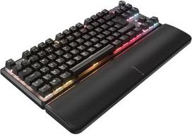 "Corsair K70 PRO TKL RGB Tenkeyless Mechanical Wired Gaming Keyboard" - iš anksto sutepti "Hall Effect MGX Hyperdrive" reguliuojami jungikliai, vienalaikis SOCD ir greitasis paleidimas, 8000 Hz apklausa, QWERTY LT