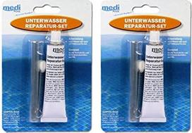 "Medipool" 2 x povandeninis remonto rinkinys - 2 x specialūs klijai 30 ml ir folijos gabalėlis