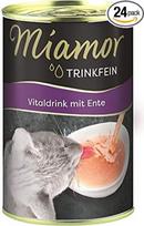 "Miamor Trinkfein Vital Drink with Duck" 135 ml - Jūs gausite 24 pakuotes/s; Pakuotės turinys: 135 ml