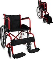 "Mobiclinic®", "Alcazaba" sulankstomas neįgaliųjų vežimėlis, savaeigis, 46 cm sėdynė, bortelių įveikimo sistema, paminkštinti porankiai, kojų atramos, apsauginės padangos, stabdžiai ant ratų