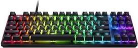 "Razer Huntsman V3 X Tenkeyless" (violetinis jungiklis) optinė klaviatūra, skirta esportui (be skaitmeninės klaviatūros, visiškai programuojami klavišai su RGB technologija) QWERTY ES dizainas (juoda)