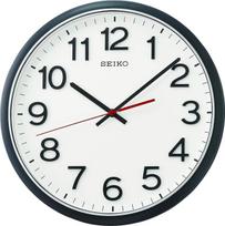 "Seiko QXA750K" plastikinis sieninis laikrodis "Sweeping Seconds Black