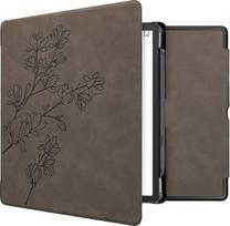 kwmobile dėklas, suderinamas su "Amazon Kindle Scribe" - Dirbtinės odos viršelis - Magnolijos pilka